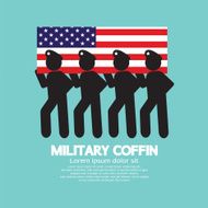 Military Coffin Funeral Parade