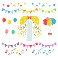 Set of party element