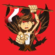 Indonesian National Heroes Patriot Warrior