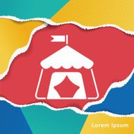 Circus tent icon N2