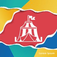Circus tent icon N3