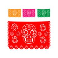 sticker paper in traditional Mexican style and patterns for backgrounds