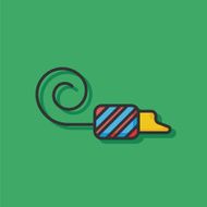 birthday party horn icon N2