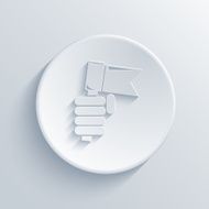 Vector modern light circle icon N6