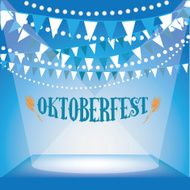 Oktoberfest bunting background