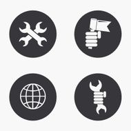 Vector modern labour day icons set N3