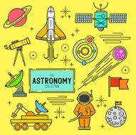 Astronomy Vector Icon Set N2