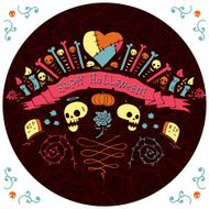 Happy Halloween greeting card N3