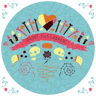 Happy Halloween greeting card N4