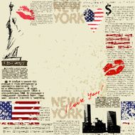 Grunge template for design