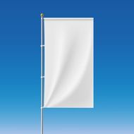 White banner