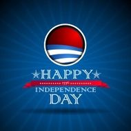 Independence day poster retro vintage vector