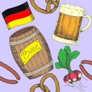 Oktoberfest vector illustration