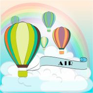 Vintage Hot Air Balloon N8
