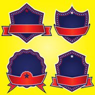 4th of July independence day badge