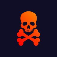 Skull background N5