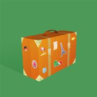Traveling suitcase