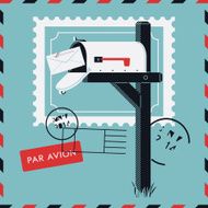Mail correspondence delivery service background N2