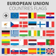 European Union country flags