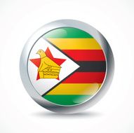 Zimbabwe flag button