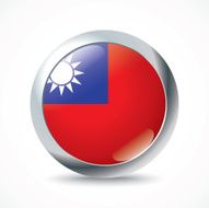 Taiwan flag button