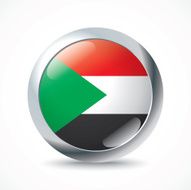 Sudan flag button