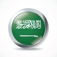 Saudi Arabia flag button