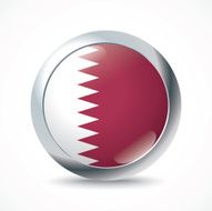 Qatar flag button