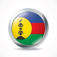 New Caledonia flag button N2