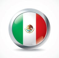Mexico flag button