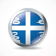 Martinique flag button