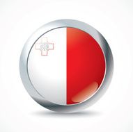 Malta flag button