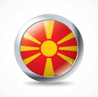 Macedonia flag button N2