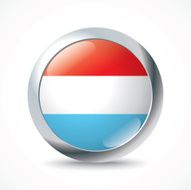 Luxembourg flag button