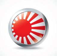 Japanese Naval Ensign flag button