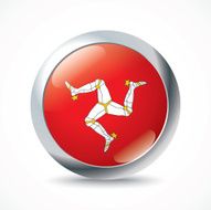 Isle of Man flag button