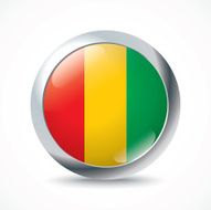 Guinea flag button