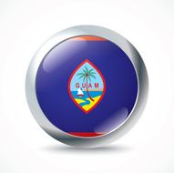Guam flag button N2