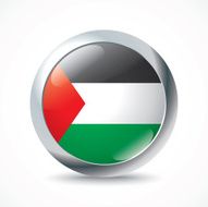 Gaza Strip flag button