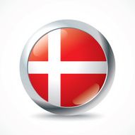 Denmark flag button
