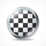 Checkered Race flag button