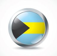 Bahamas flag button