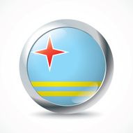 Aruba flag button N2
