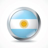 Argentina flag button