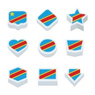 the democratic republic of congo flags icons