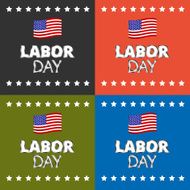 Labor day card design