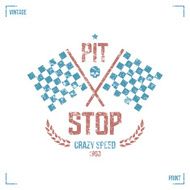 Pit stop emblem