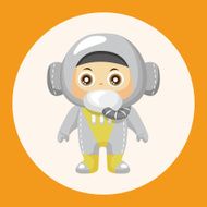 Space astronaut theme elements