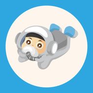 Space astronaut theme elements N3