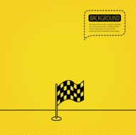 Racing flag icon Finishing symbol N4